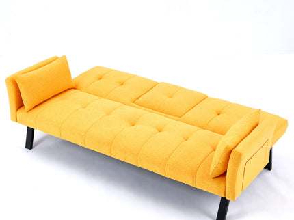 Sofa Bed With Foldable Design And Cup Holder