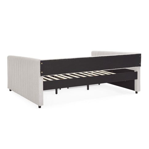 Upholstered Queen Daybed With 2 Drawers