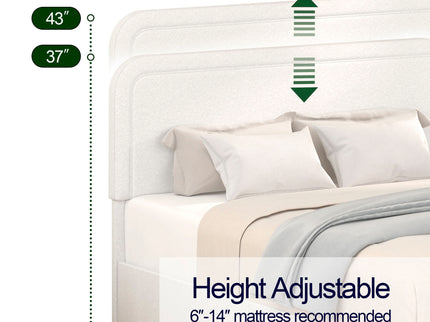 Liv - Patented With Drawers Upholstered Storage Platform Bed