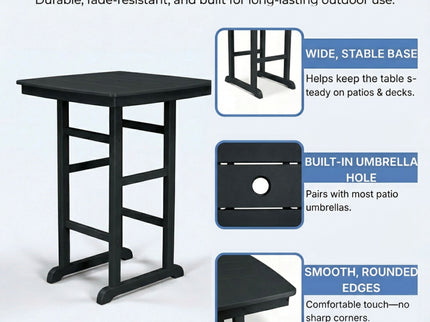 Bar-Height Outdoor Patio Table