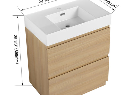 Modern Freestanding Bathroom Vanities With Single Sink Combo