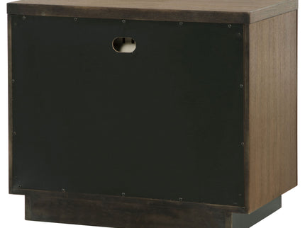 Moraga - 2 Drawer Nightstand - Ash Brown
