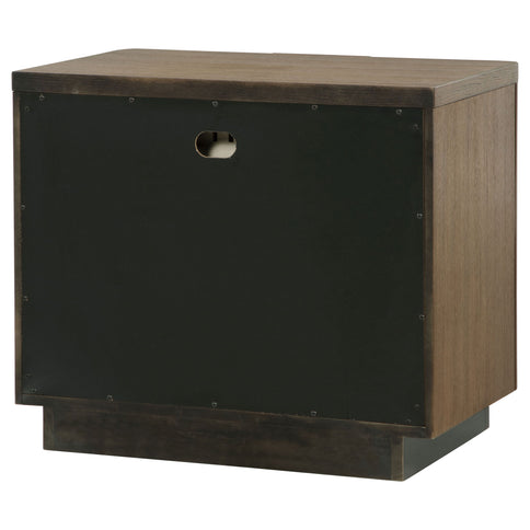 Moraga - 2 Drawer Nightstand - Ash Brown