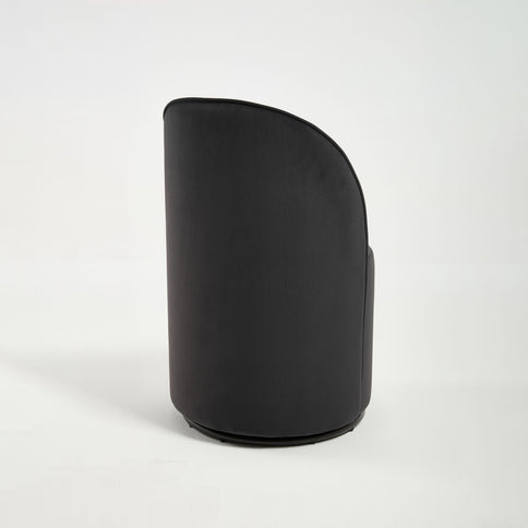 360 Degree Swivel Armless Dining Barrel Chair