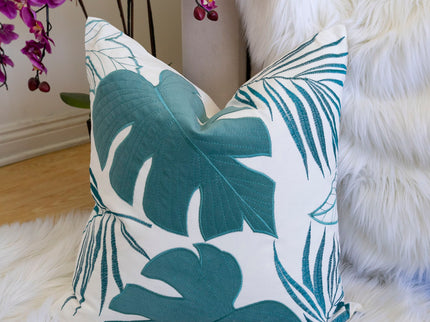 Autumn Vibes Leaf Accent Pillow
