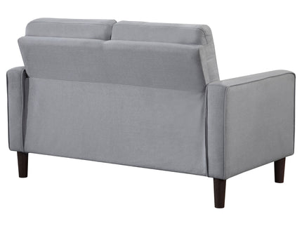 Harvey - Tufted Loveseat With Track Arm Design
