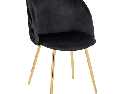 Fran - Pleated Waves Contemporary Chair (Set of 2)