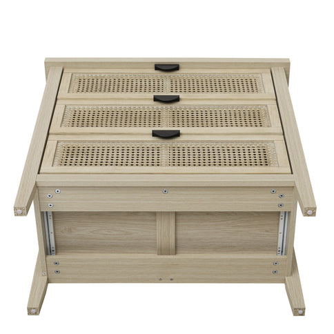 3 Drawer Cabinet, Suitable For Bedroom - Natural