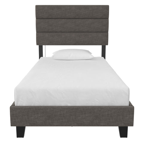Paloma - Twin Bed With Dual USB Port - Linen