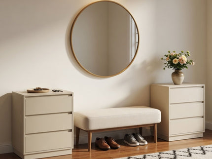 3 Drawer Nightstand, Bedroom Side Table