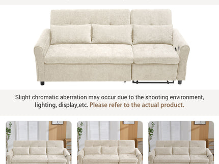3 Seater Sofa Bed And Reversible Recliner