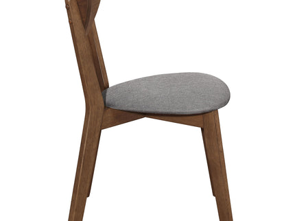 Mid-Century Modern Upholstered Dining Chair (Set of 2)