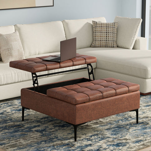 Laura - Lift Top Storage Ottoman