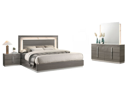 Altima - Bedroom Set With LED Headboard