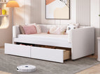 Beige / Twin / 2 Drawers, Trundle