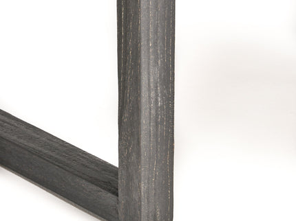 Outdoor Acacia Wood Dining Table, Sandblast Finish
