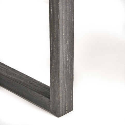 Outdoor Acacia Wood Dining Table, Sandblast Finish