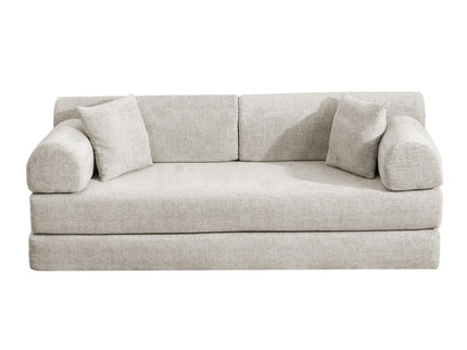 Convertible Sleeper Sofa Bed, Folding Mattress Couch - Light Camel