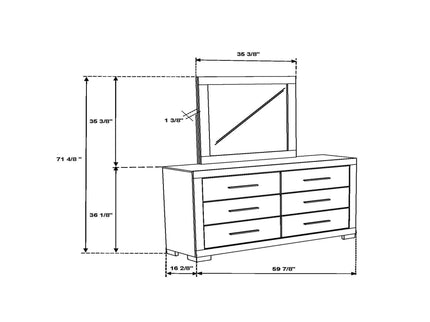 Elsa - Mirror With Sleek Frame