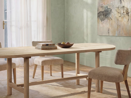Milo - 8 Seat Oval Dining Table - Natural