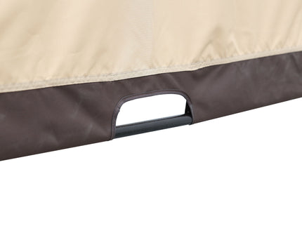 Outdoor Patio Pergola Gazebo - Steel Frame Sun Shelter With Retractable Canopy