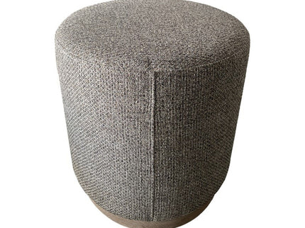 Oval Accent Ottoman - Brown