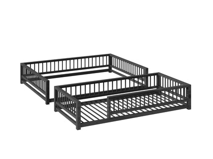 Bunk Bed With Ladder And Safety Guardrails