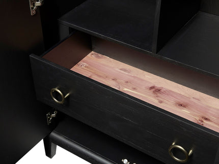 Spacious Storage Armoire - Peppercorn