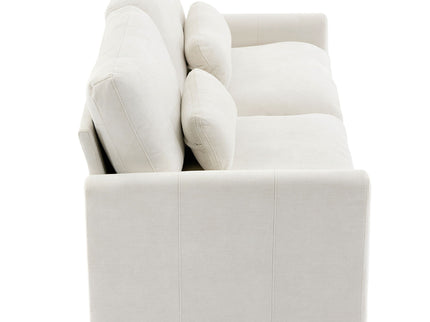 Cozy Upholstered Cushion Loveseat Sofa For Living Room