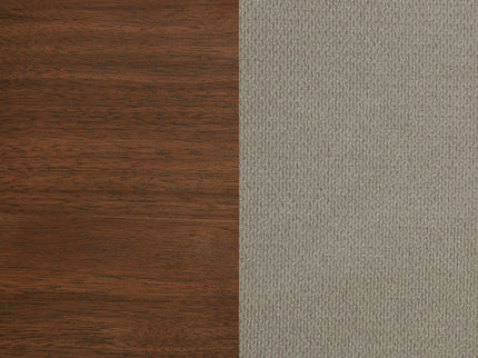 Eastern King Panel Bed - Walnut