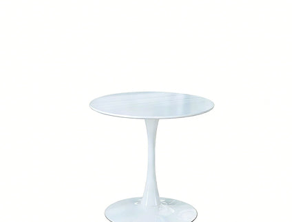 Mid-Century Tulip Table With Round Top, Pedestal Base