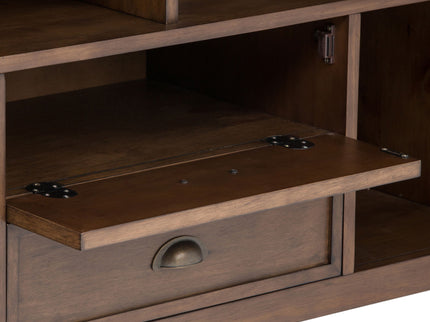 Redmond - TV Media Stand - Rustic Natural Aged Brown