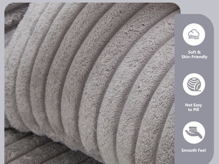 L - Shape Modern Minimalist Modular Sectional Sofa, Upholstered Cloud Couch With Deep Seats
