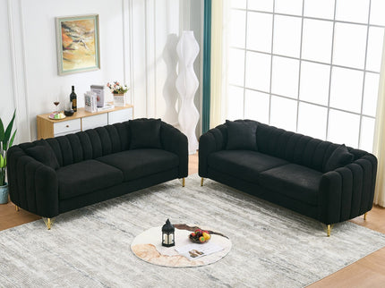 Oversized Sofa, Deep Tufted Couch