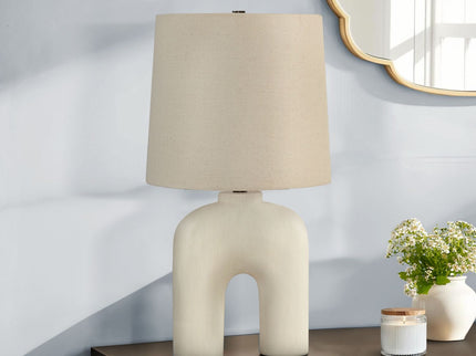 Lighting, Table Lamp, Resin, Modern - Cream