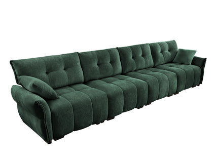 Modern Sofa & Pillows, Textured Cover, High Rebound Cushions