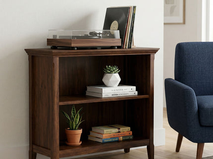 Amherst - 2 Shelf Bookcase - Brown