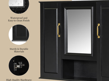 Modern Wall Mounted Medicine Cabinet With Mirror