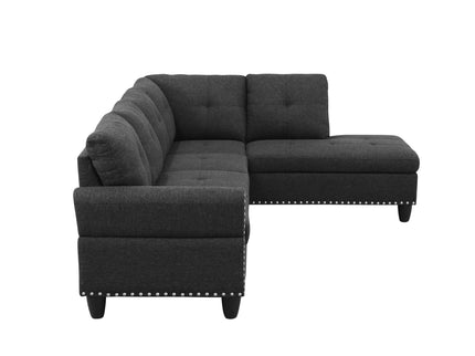 L - Shaped Sectional Sofa With Movable Left Chaise
