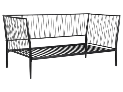 Vertigo - Twin Daybed With Slatted Support - Matte Black