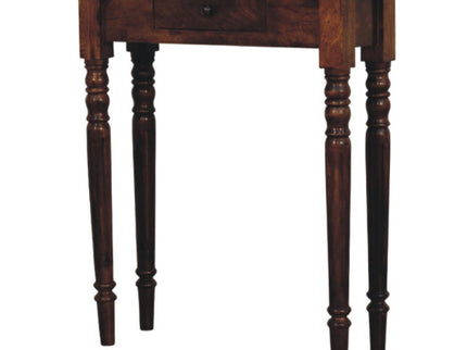 Turned Legs Drawer Console Table