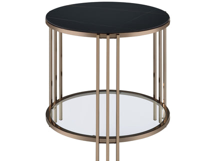Abisha - Sintered Stone Top Round Table