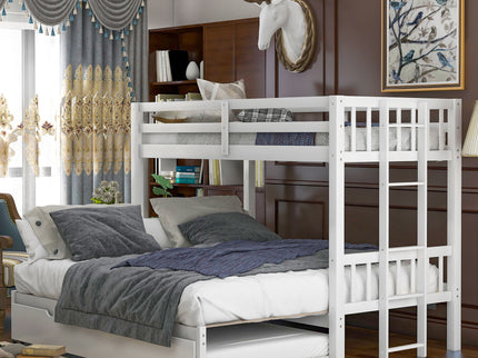 Smooth Mobility Bunk Bed With Trundle