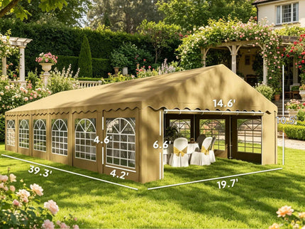 Outdoor Party Tent For Events - Brown