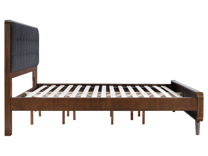 Carson Carrington - Platform Bed With Tufted Upholstery