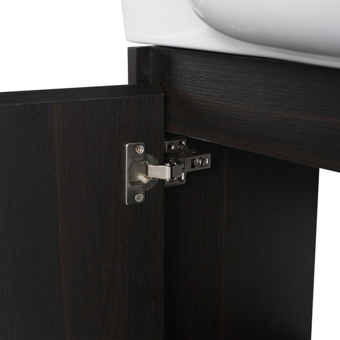 Wall Mounted Bathroom Vanity With Sink, Soft Close Door