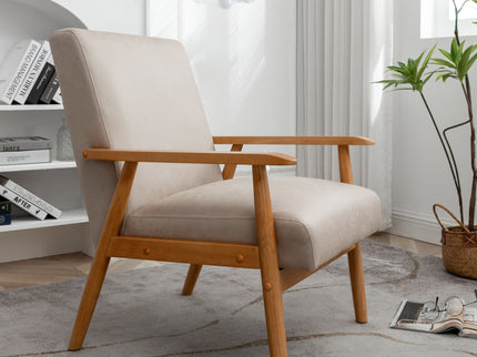 Wide Classic Mid-Century Modern Arm Chair