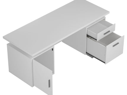 Jensen - 2 Drawer Desk - White