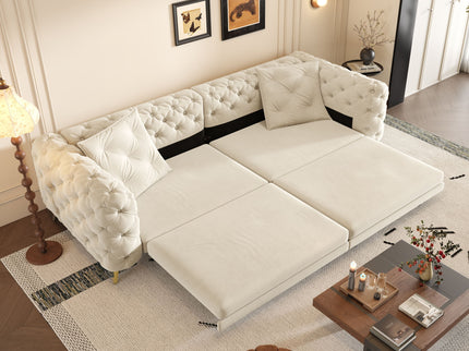 3-In-1 Convertible Sleeper Sofa