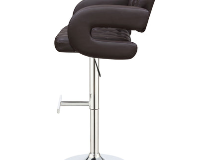 Adjustable Bar Stool With Upholstery